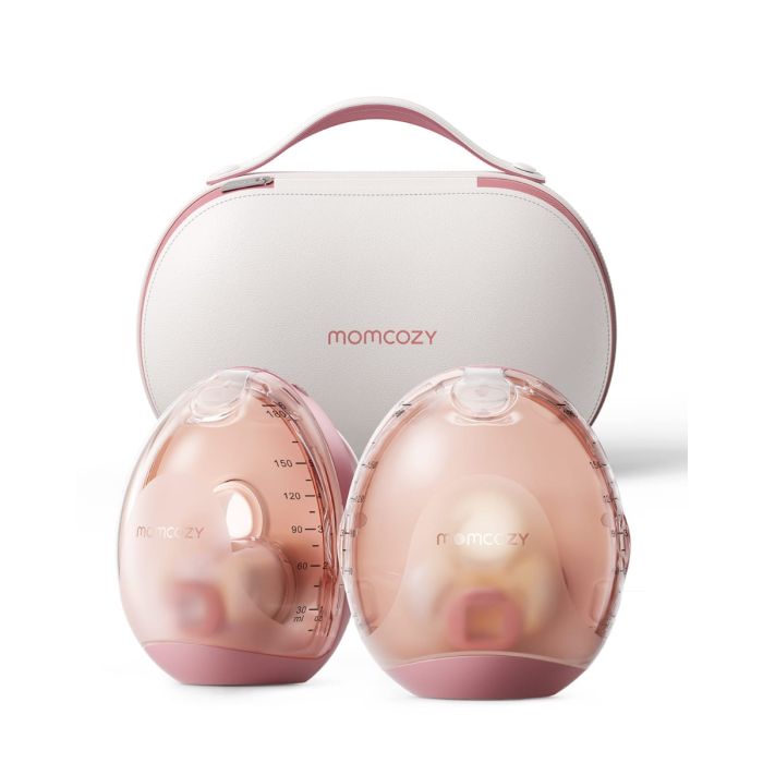 Momcozy Air 1 Ultra-slim Wearable Pump | Quiet, Wireless & Discreet