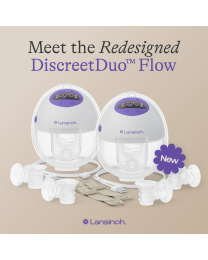 Lansinoh® DiscreetDuo™ Flow Wearable Breast Pump